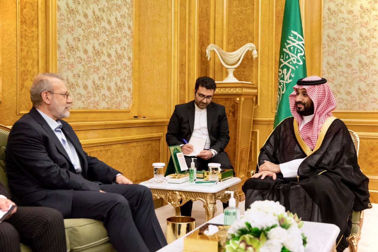 دیدار علی لاریجانی و محمد بن‌سلمان/ محورهای گفت وگو چه بود؟